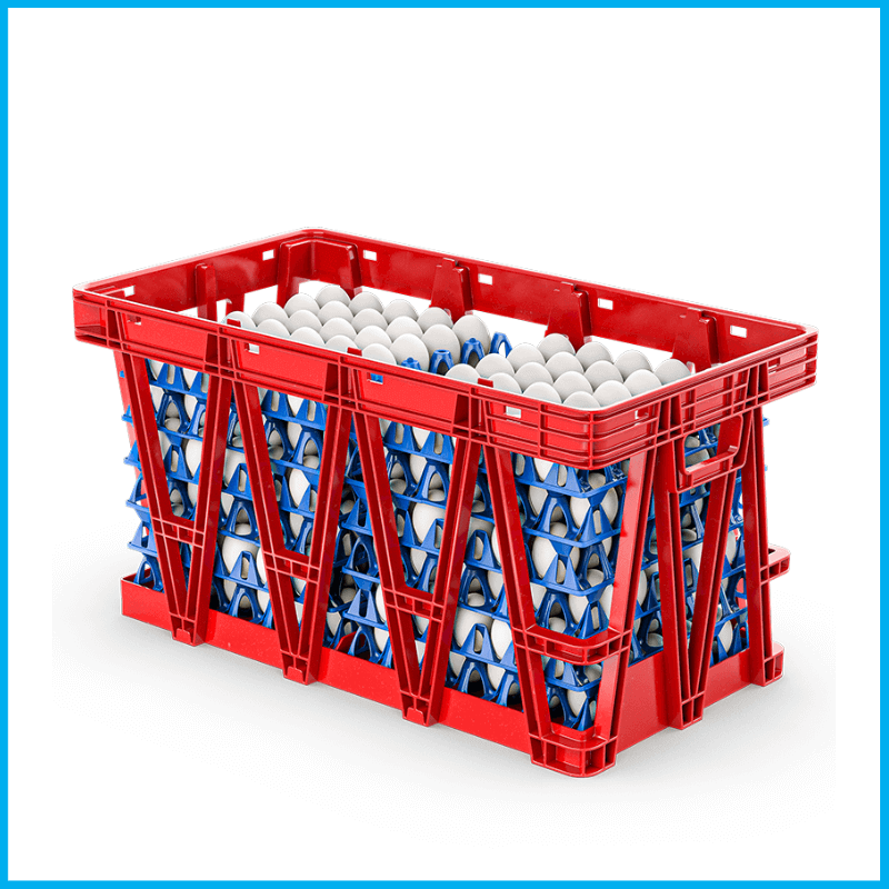 Egg Box, mnaplastic, Trey MNA Plastic Industry: Plastic Solutions for Poultry, Baskets & Bins, Poultry equipment manufacturers, Poultry products, shell, crate, tray.