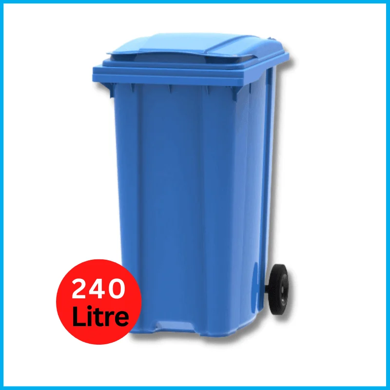 Wheel Dustbins 240 Litre, MNA Plastics, Gujranwala, MNA Plastic Industry: Plastic Solutions for Poultry, Baskets & Bins, Poultry equipment manufacturers, Poultry products, shell, crate, tray.